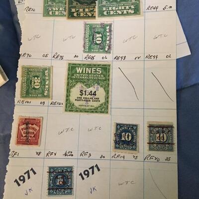 Collection of 90+ Vintage Stamps