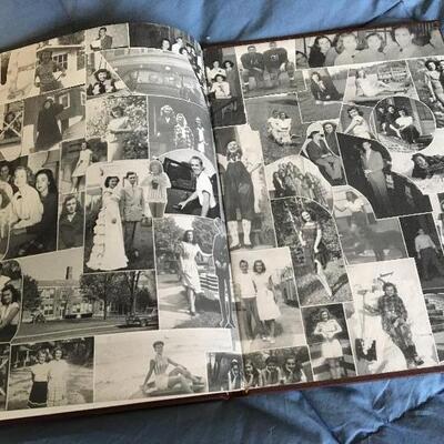 Vintage 1948 Union N.J. High School BOOSTER YEARBOOK  8" X 11", 99 PAGES