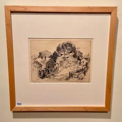 CA Seward  Prairie Printmaker Negro Village 1931
