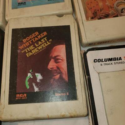 Vintage 8 track tapes