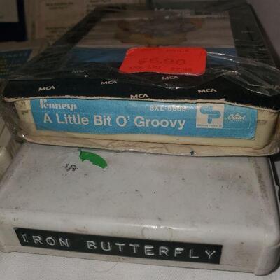Vintage 8 track tapes