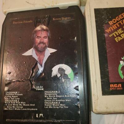 Vintage 8 track tapes