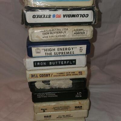 Vintage 8 track tapes