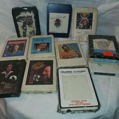 Vintage 8 track tapes
