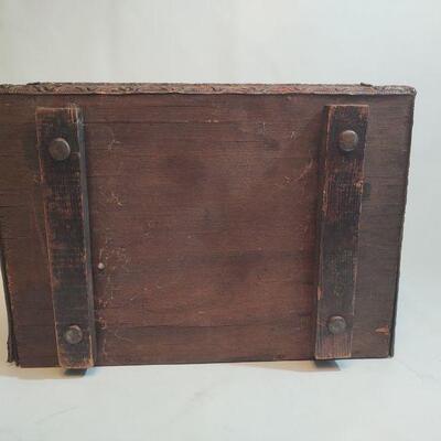 18 - Tin Clad Wooden Fireplace Box