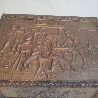 18 - Tin Clad Wooden Fireplace Box