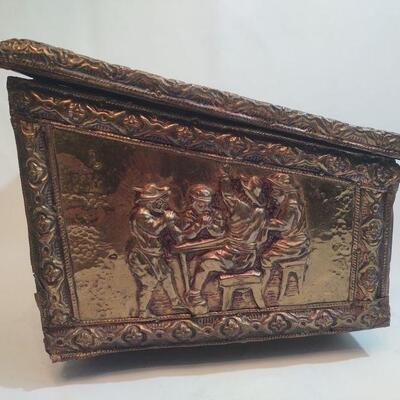 18 - Tin Clad Wooden Fireplace Box