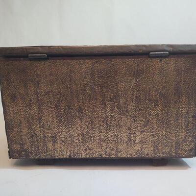 18 - Tin Clad Wooden Fireplace Box
