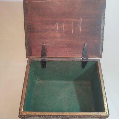 18 - Tin Clad Wooden Fireplace Box