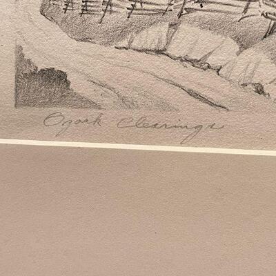 Lloyd Foltz Prairie Printmaker Ozarks Etching 1934