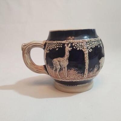 20 - German Wildlife Punch Bowl Set