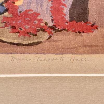 Norma Bassett Hall Prairie Printmaker Color Serigraph #2