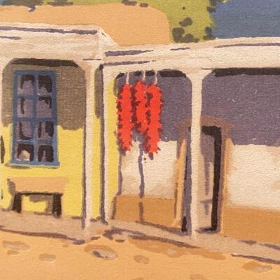 Norma Bassett Hall Prairie Printmaker Color Serigraph #2