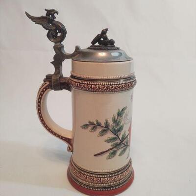 23 - Stein With Pewter Lid