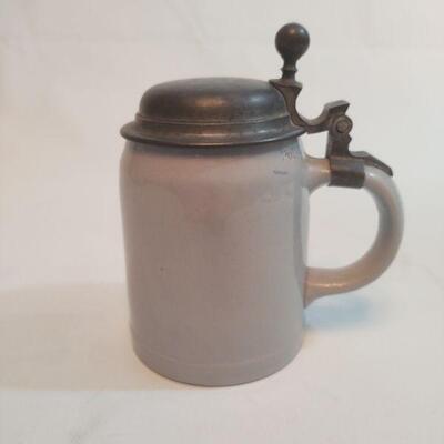 24 - Pottery Stein w/Lid