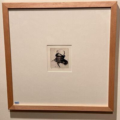 Arthur W Hall Prairie Printmaker Georgia Slave