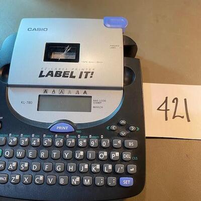 Lot 421 - Casio Label Maker