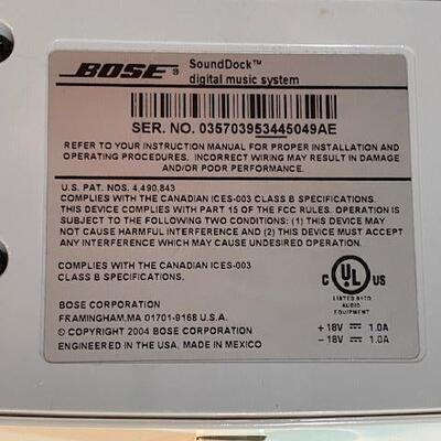 Lot 423 - Bose Sound Dock