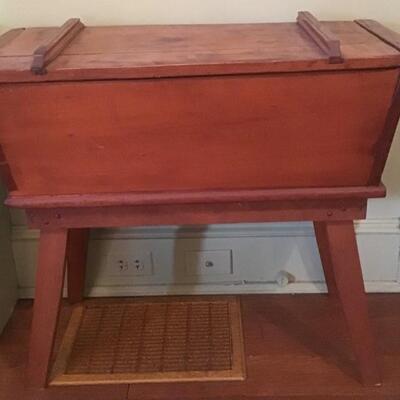 B501 Antique Wooden Dough box 