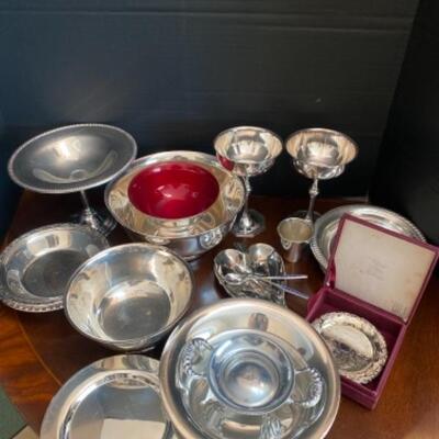 J-230 Lot of Silver Plate Items