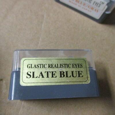 Lot 62 - Tallina's Doll Supplies Acrylic Eyes & Glastic - Eyelashes 