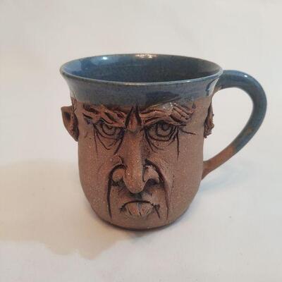 34 - David L. Davis Pottery Mug