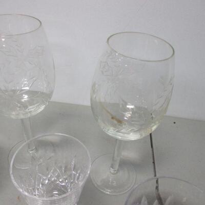 Lot 63 - Crystal Wine & Drinking Glasses