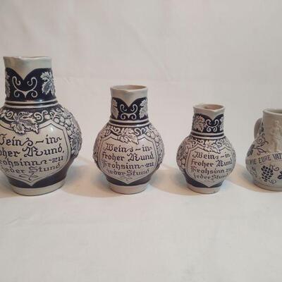 35 - Ceramic German Pitchers