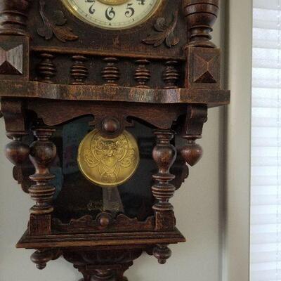 36 - Gustav Becker Wall Clock