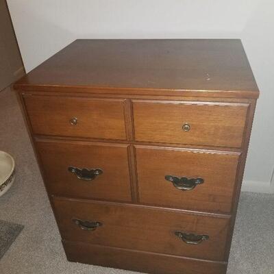 38 - 2 Matching Dressers & Wall Mirror
