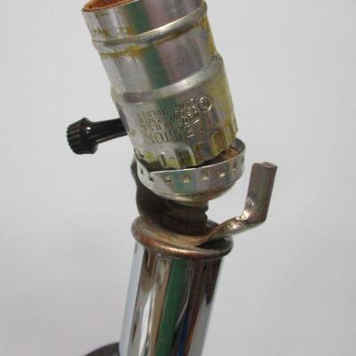 Lot 87 - Tall Table Top Marble Lamp 24 1/2"