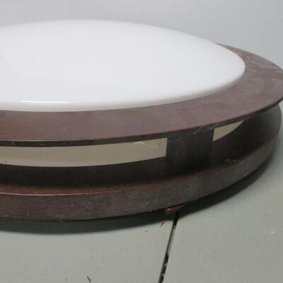 Lot 90 - A Pair Of Ceiling Lights 21"