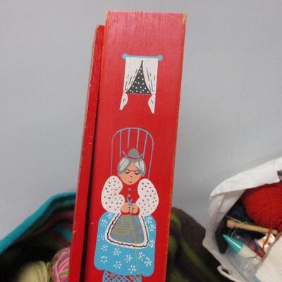 Lot 101 - Crochet Yarn & Accessories 