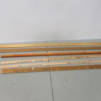 Lot 103 - Advertising Measuring Sticks