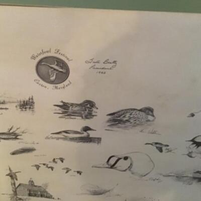 B527 Signed and Numbered Waterfowl Festival Prints 