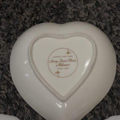 Mikasa Heart Trinket Dishes