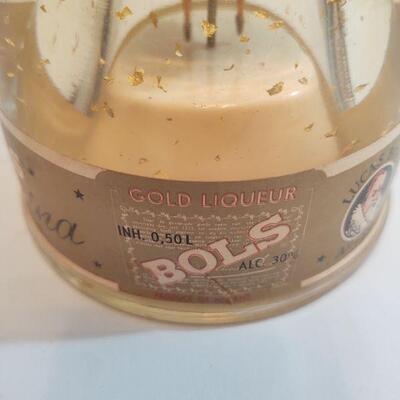 52 - Bols Ballerina Gold Liquer Bottle