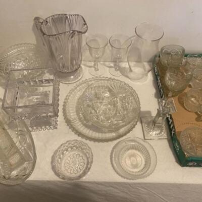 A537 Lot of Antique Glassware 