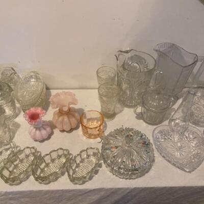 A537 Lot of Antique Glassware 