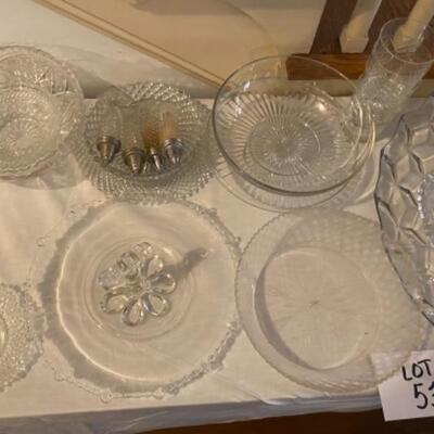 A538 Lot of Antique Glassware 