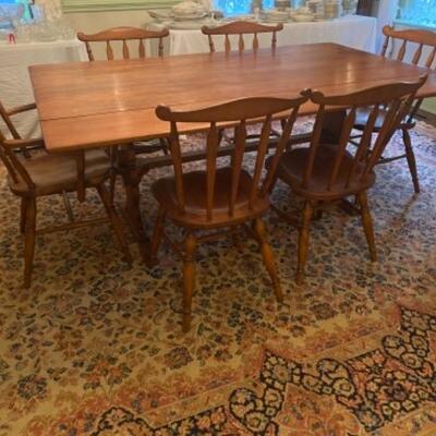 D554 Vintage Cushman Colonial Creations Dining Set 