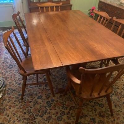 D554 Vintage Cushman Colonial Creations Dining Set 