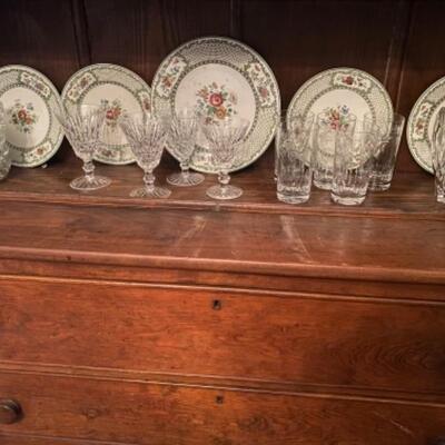 D560 Waterford Crystal and Cauldon Plates  