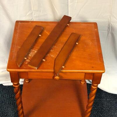 Lot 5 - Wood Side Table with Drawer LOCAL PICK UP ONLY