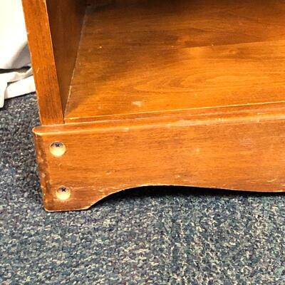 Lot 8 - Lortz Mfg. Solid Wood Bookcase LOCAL PICKUP ONLY