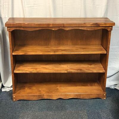 Lot 8 - Lortz Mfg. Solid Wood Bookcase LOCAL PICKUP ONLY