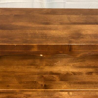 Lot 8 - Lortz Mfg. Solid Wood Bookcase LOCAL PICKUP ONLY