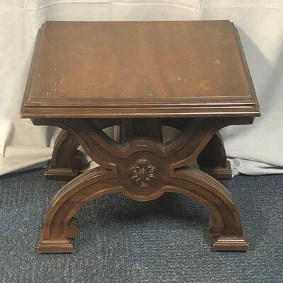 Lot 11 - Solid Wood Side Table LOCAL PICK UP ONLU