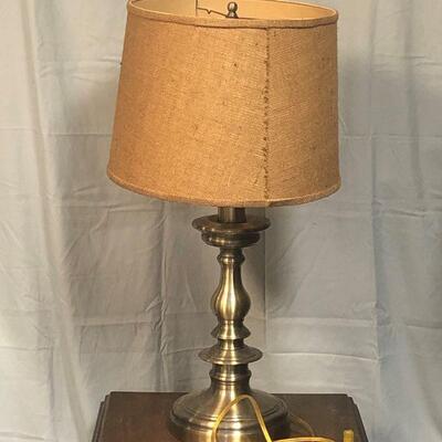 Lot 14 - Brass Table Lamp LOCAL PICK UP ONLY