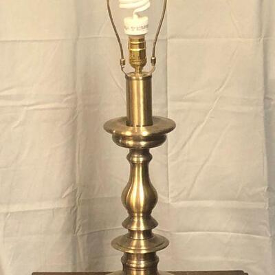 Lot 14 - Brass Table Lamp LOCAL PICK UP ONLY
